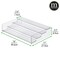 mDesign Plastic Kitchen Spice Rack, Food Storage Organizer, 4 Levels